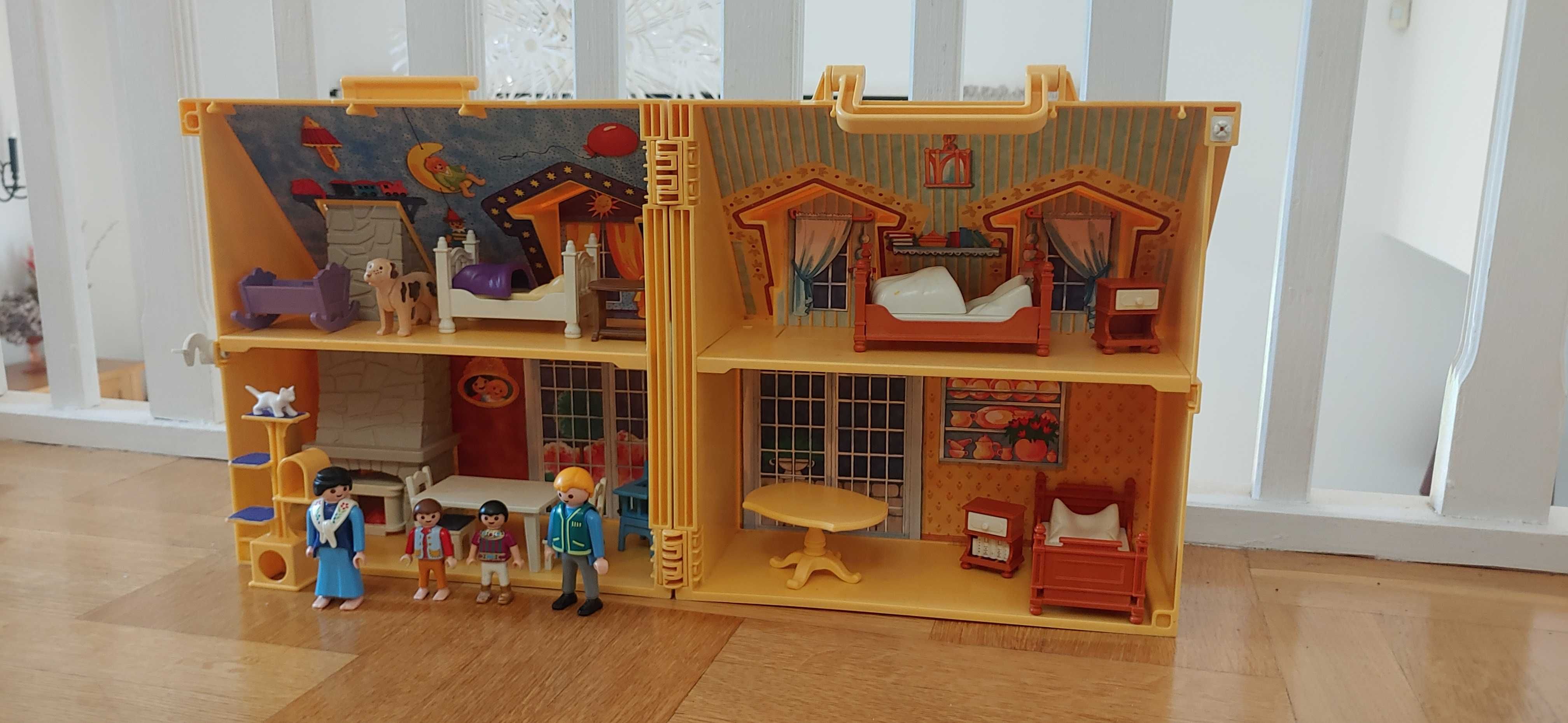 Zestaw Playmobile - komisariat, domek, plac zabaw, basen, dom weselny