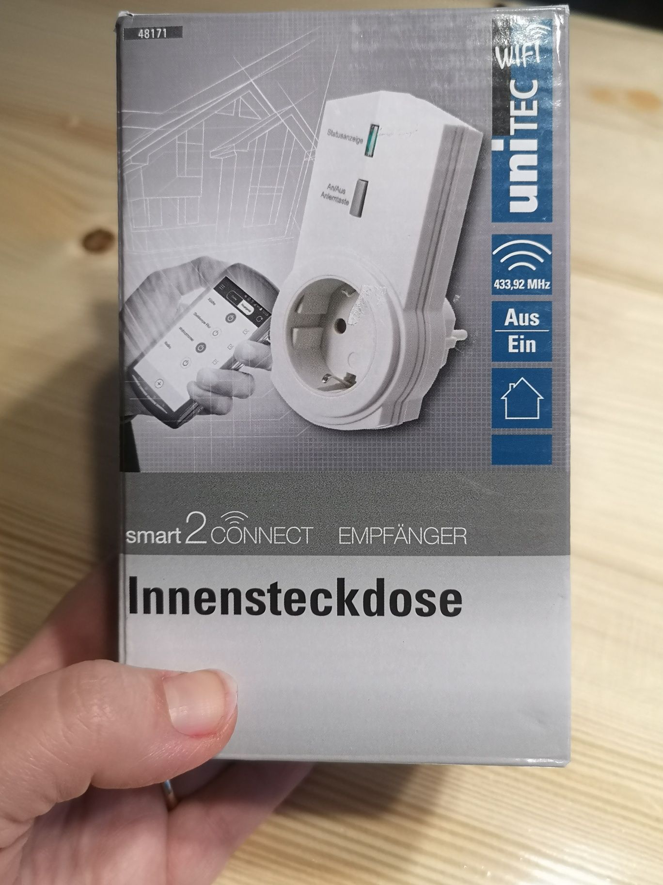 Intelogentne gniazdko Unitec smart 2 connect~