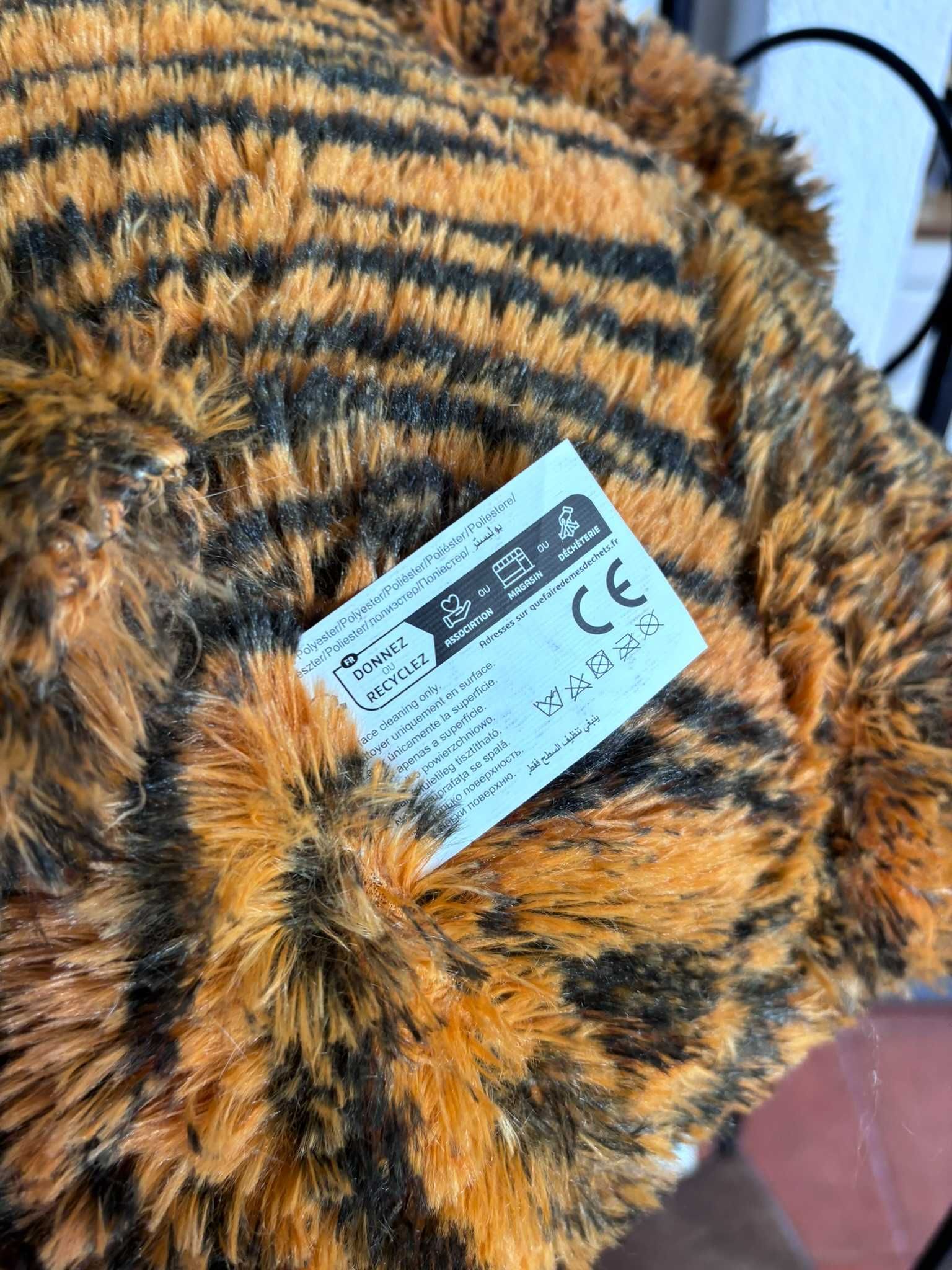 Tigre de peluche 60 cm