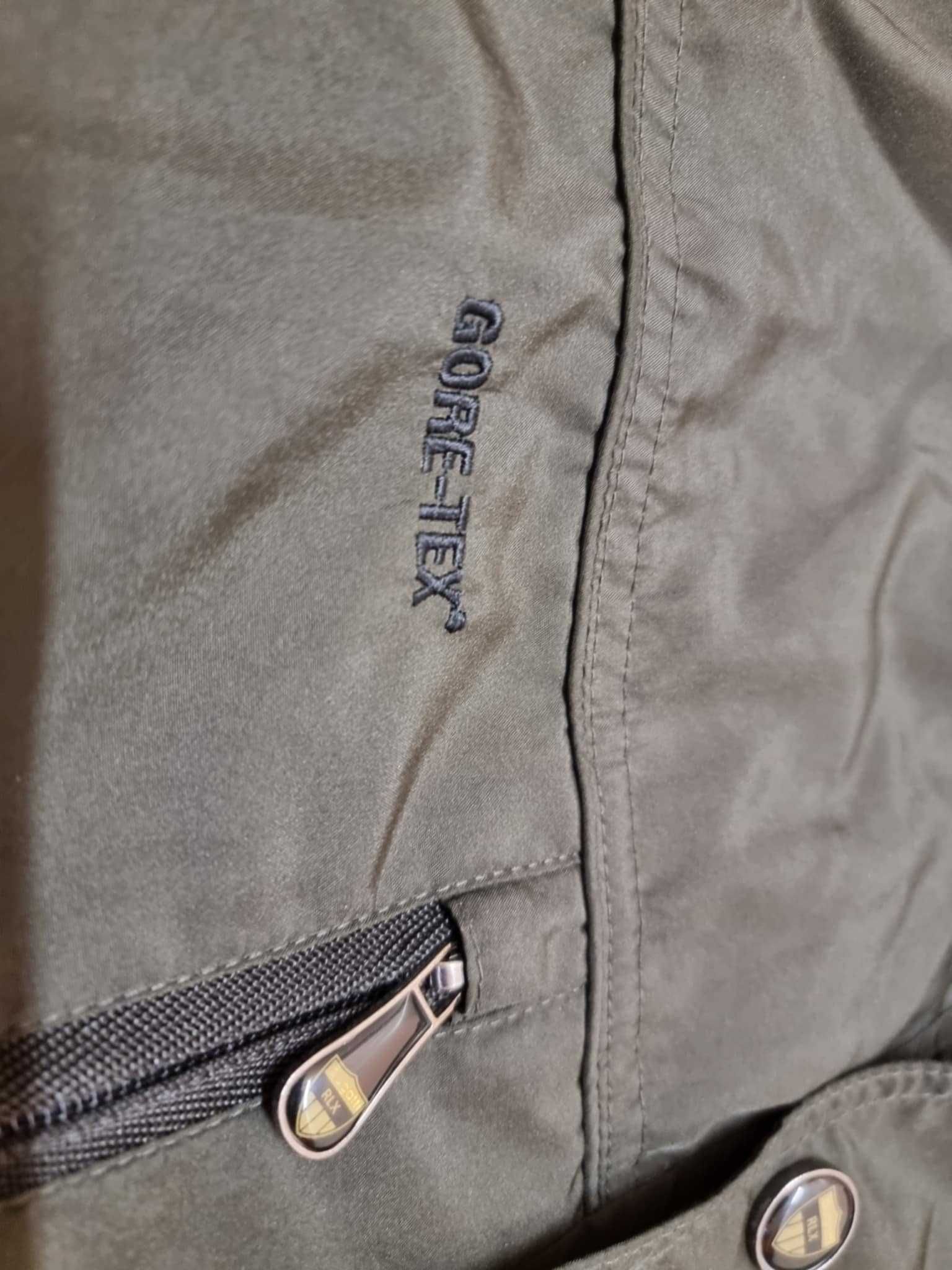 Kurtka gore tex przejściowa Bugatti M/ L (25) ciemnozielona parka