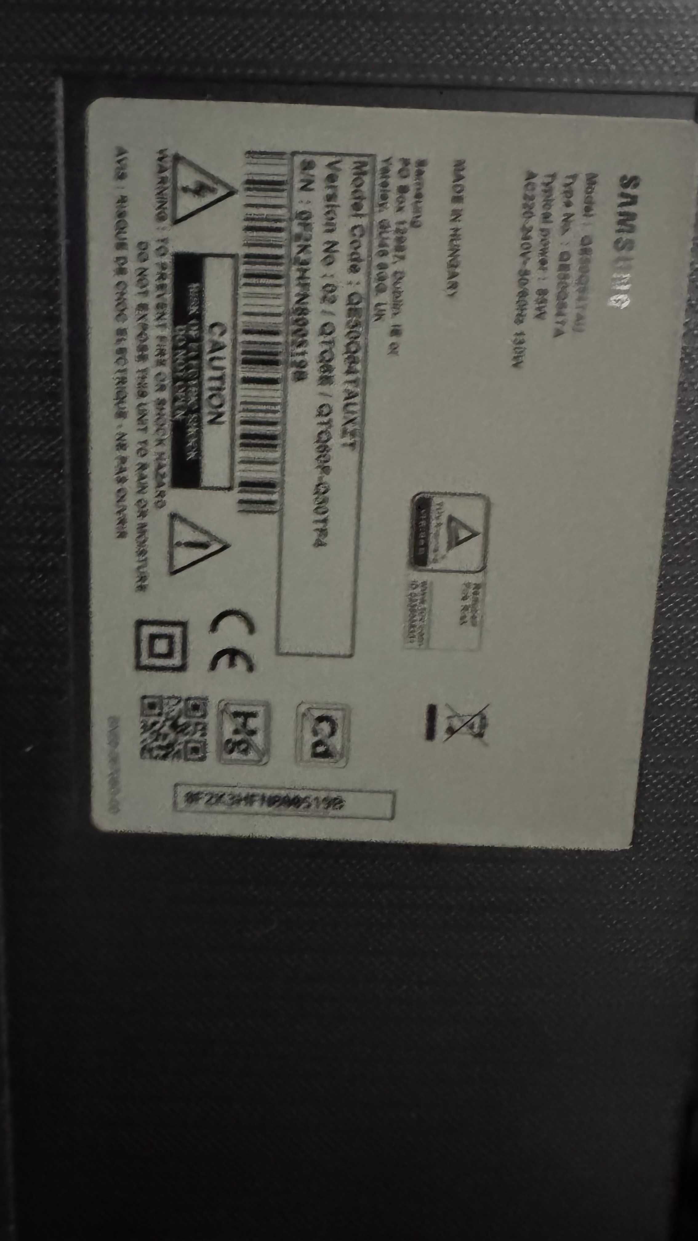 Telewizor TV Samsung QE50Q64TAU 50 cali [USZKODZONY] + dodatki