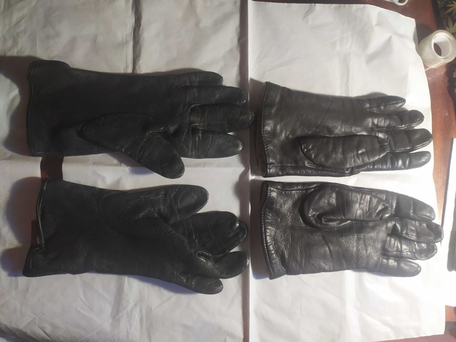 Перчатки кожаные  на узкую женскую руку (1пара-85грв)