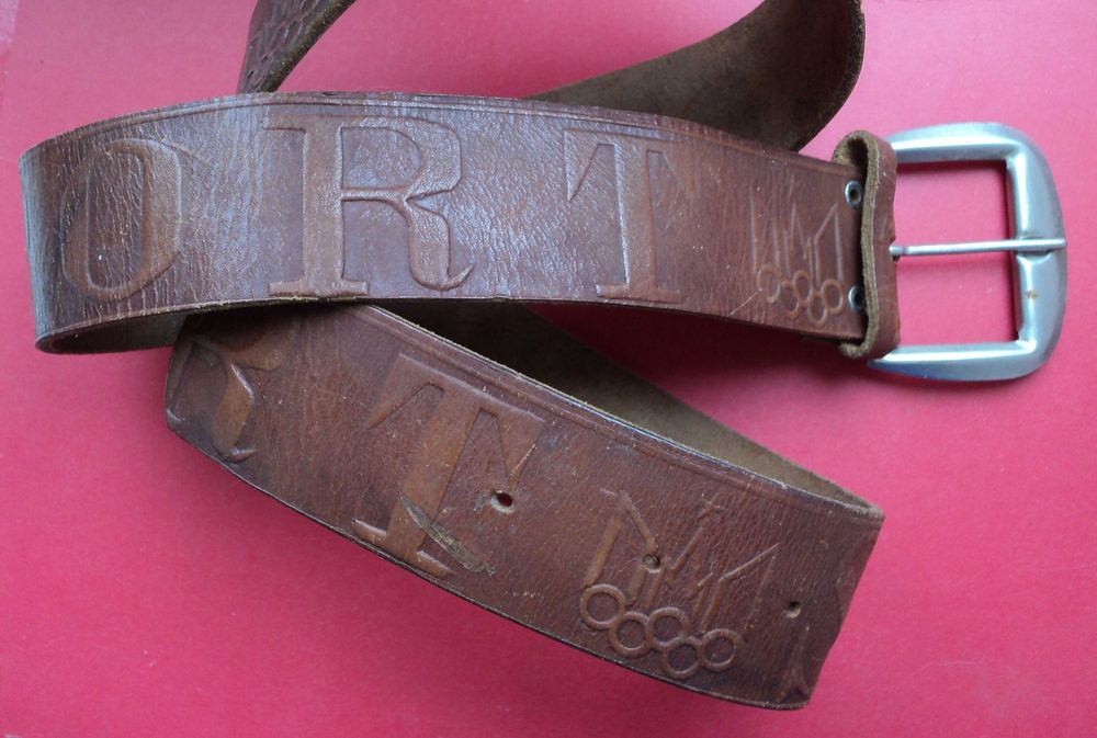 Ремень Кожа Олимпиада 80 Винтаж