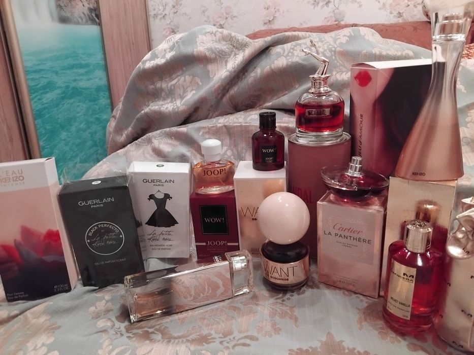 Guerlain,JOOP,Dsguared2,Kenzo,Mancera,Jean Paul Gaultier,Cartier,Оригі
