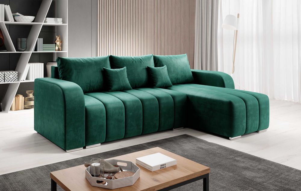 Dostawa darmowa narożnik skandynawski z funkcją spania PUFETTO bonell