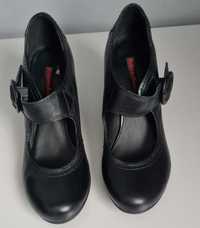 Roberto Rosso czarne buty,czółenka roz 40