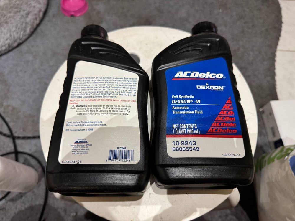 Оригінальне мастило ACDelco DEXRON VI ATF 946 мл