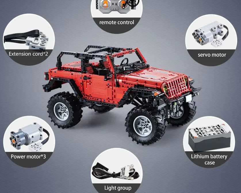 Klocki konstrukcyjne Auto terenowe Cada R/C