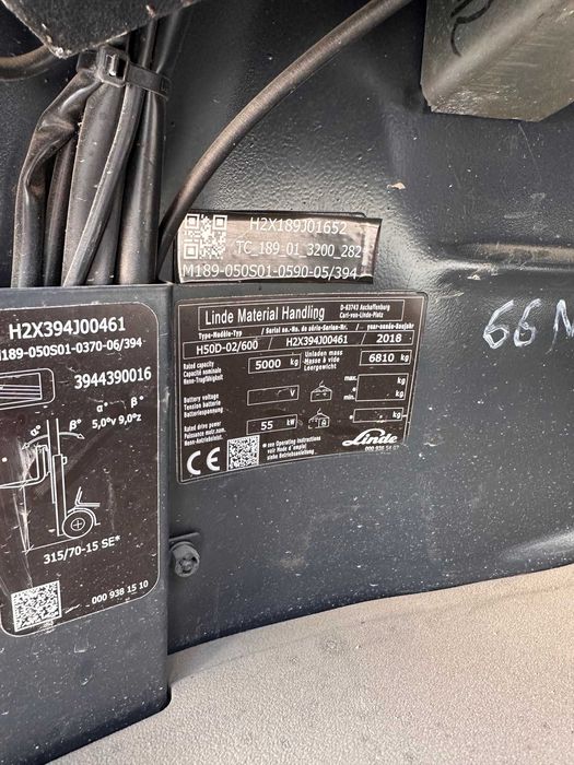 Wózek widłowy LINDE H50D-02/600 EVO