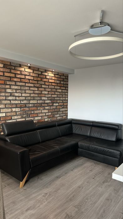 Narożnik skórzany, kanapa CORTEZ z funkcja spania