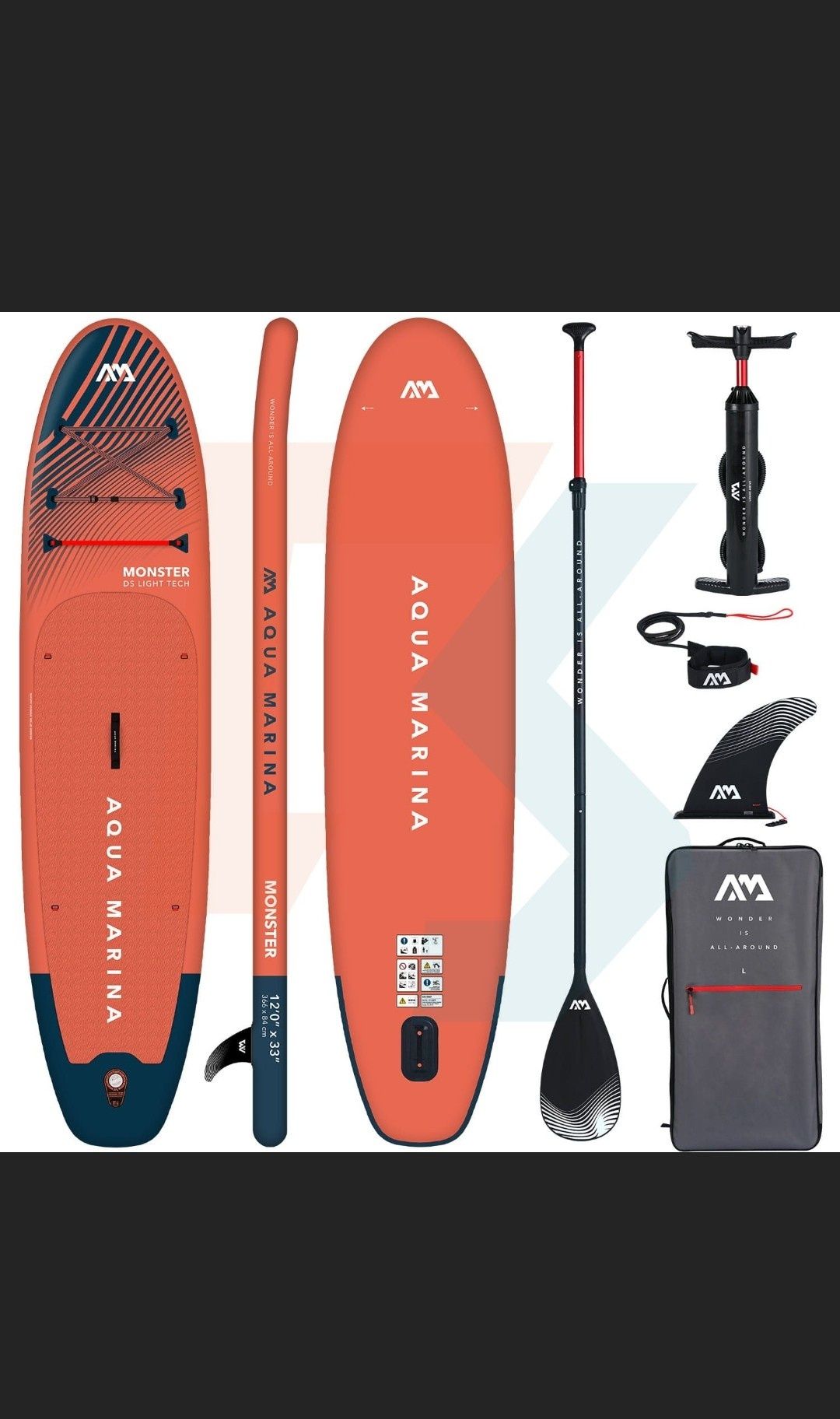 SUP AQUA MARINA MONSTER 366cm 12' wyprzedaż do wyczerpania najtaniej w