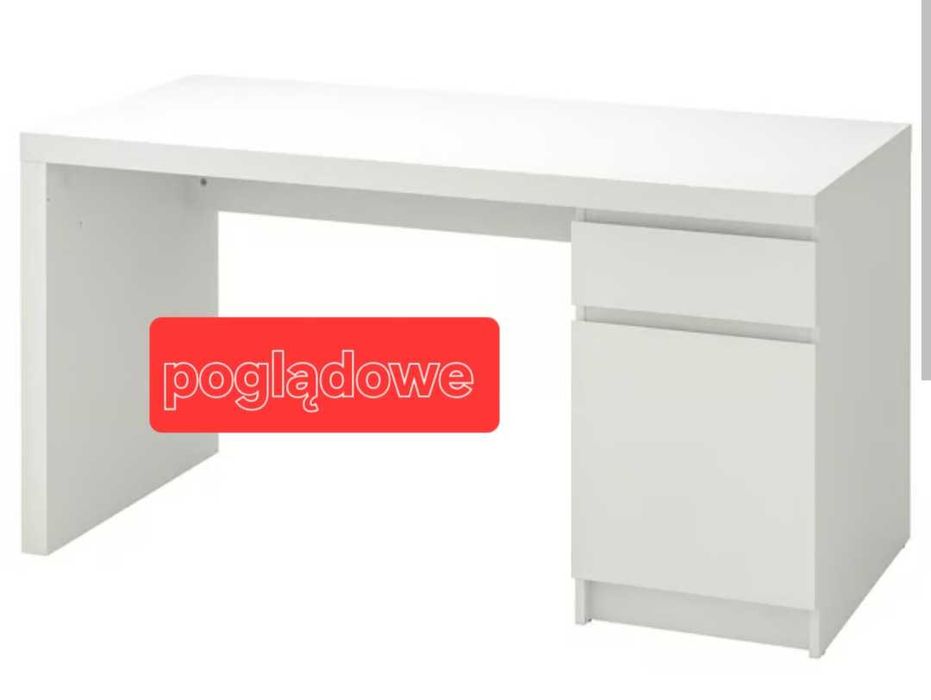 Biurko Malm ikea tanio.  Ostatnia szansa