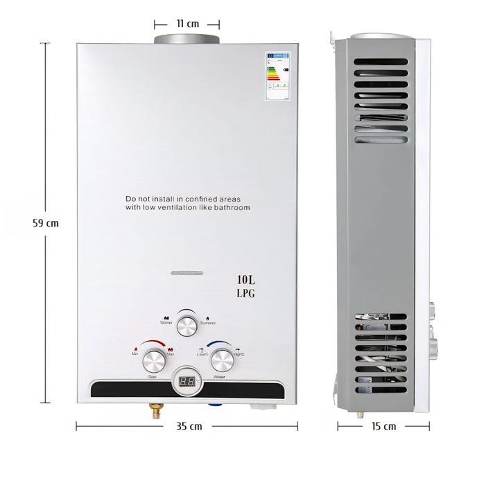 Esquentador NOVO 10Lt