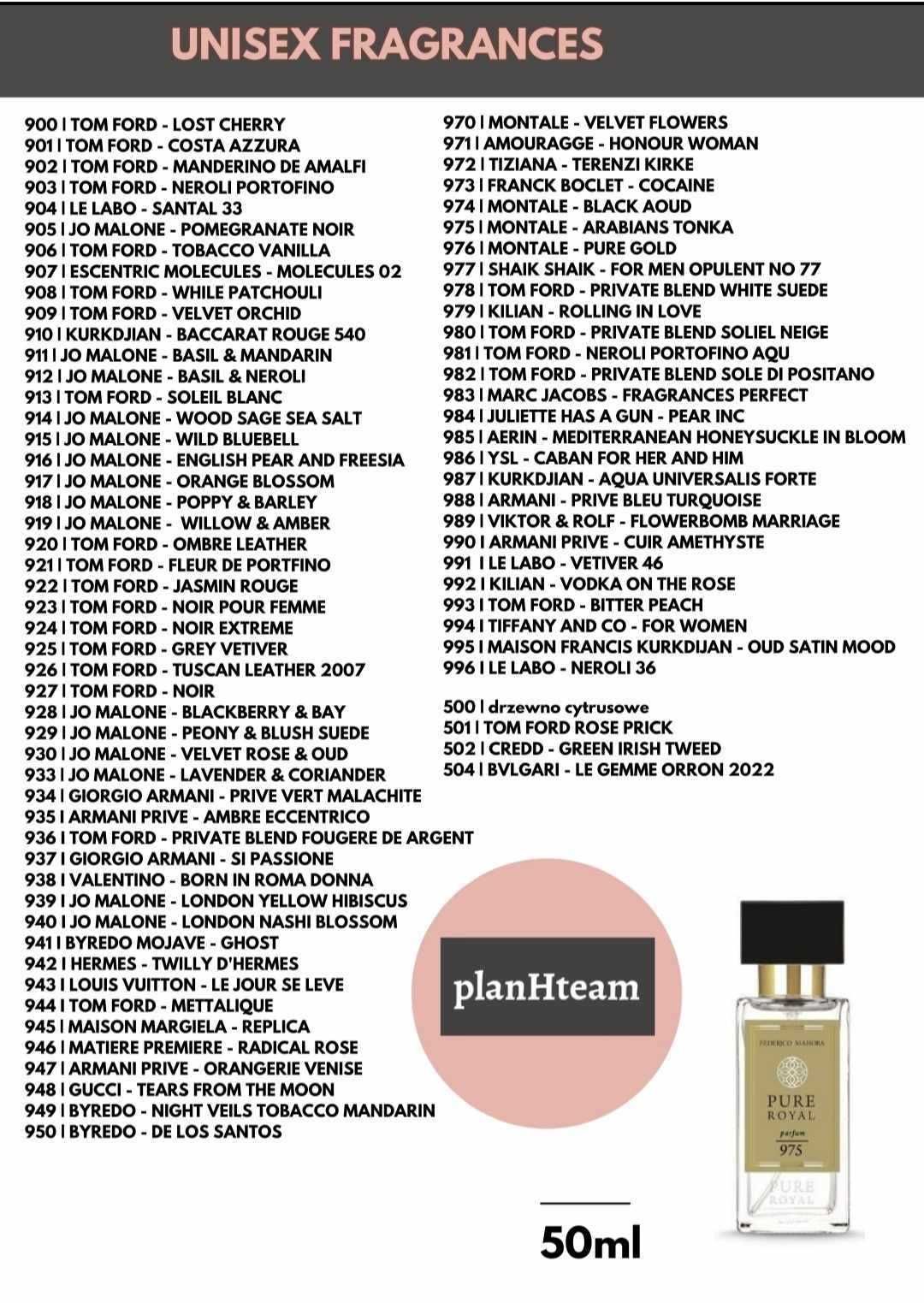 Perfumy pure damskie i męskie