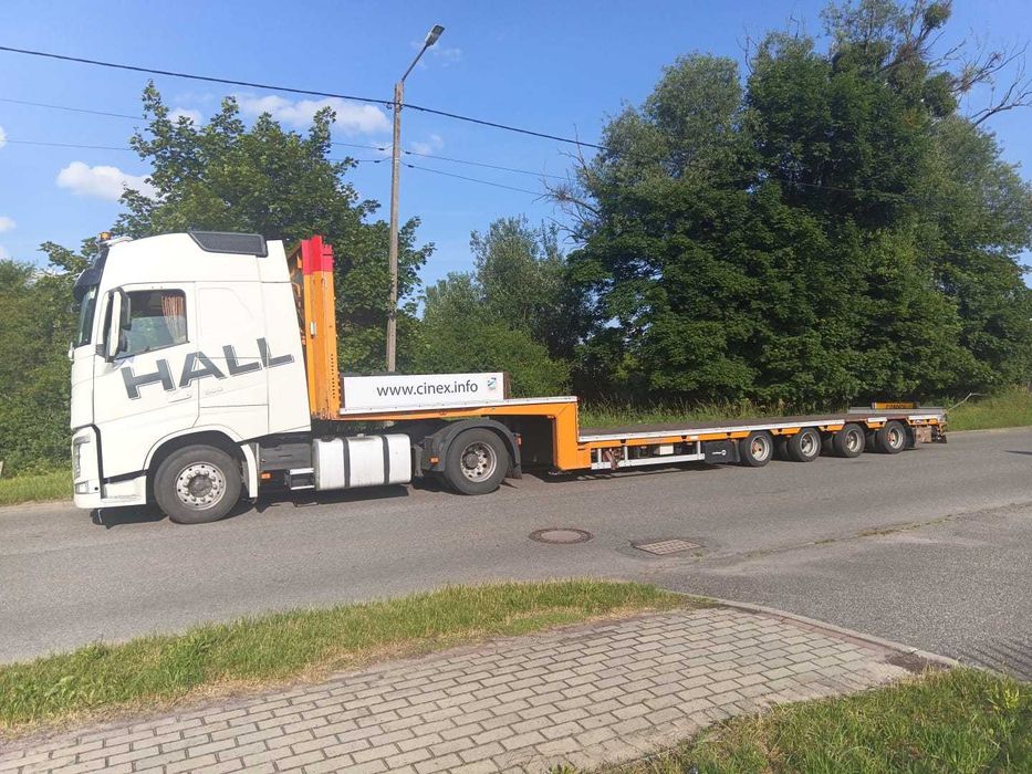 Naczepa niskopodwoziowa Meusburger MPG 4 osiowa 80cm wysokość , ocynk