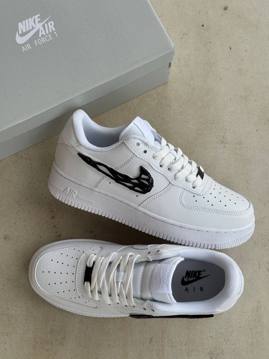 Є В НАЯВНОСТІ‼️Кросівки Nike Air Force 1 Low Molten Metal (Білий Свуш)