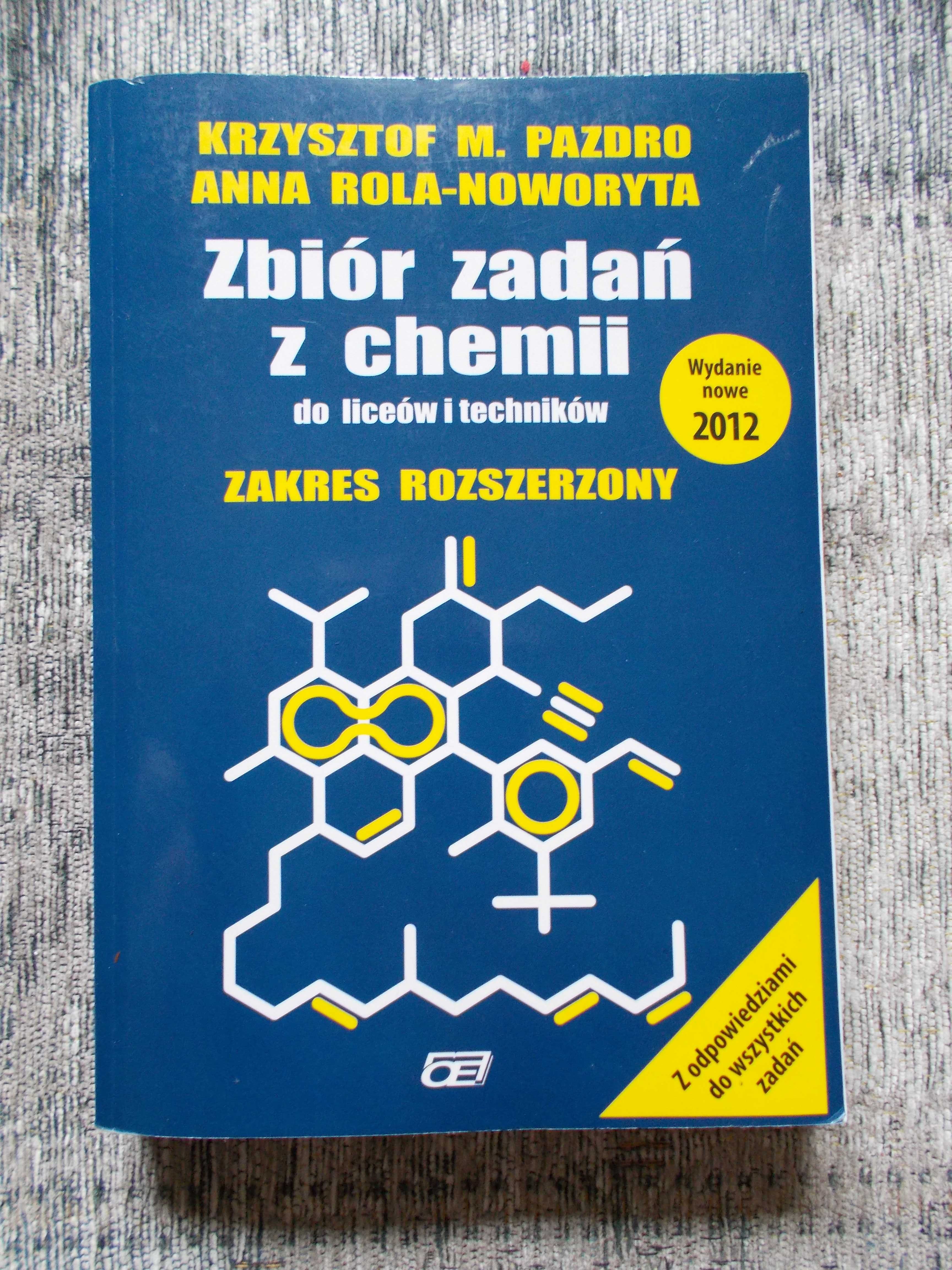 Pazdro, Zbiór zadań z chemii  dla maturzystów i studentów, 448 stron,