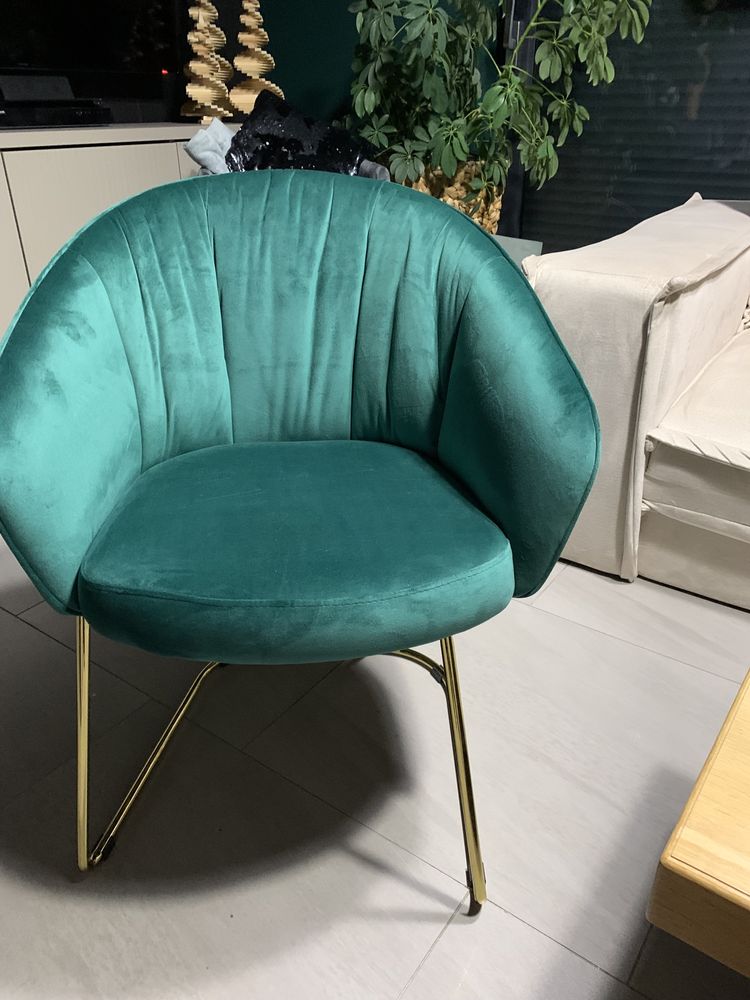 Krzesła złote nowoczesne OKAZJA design