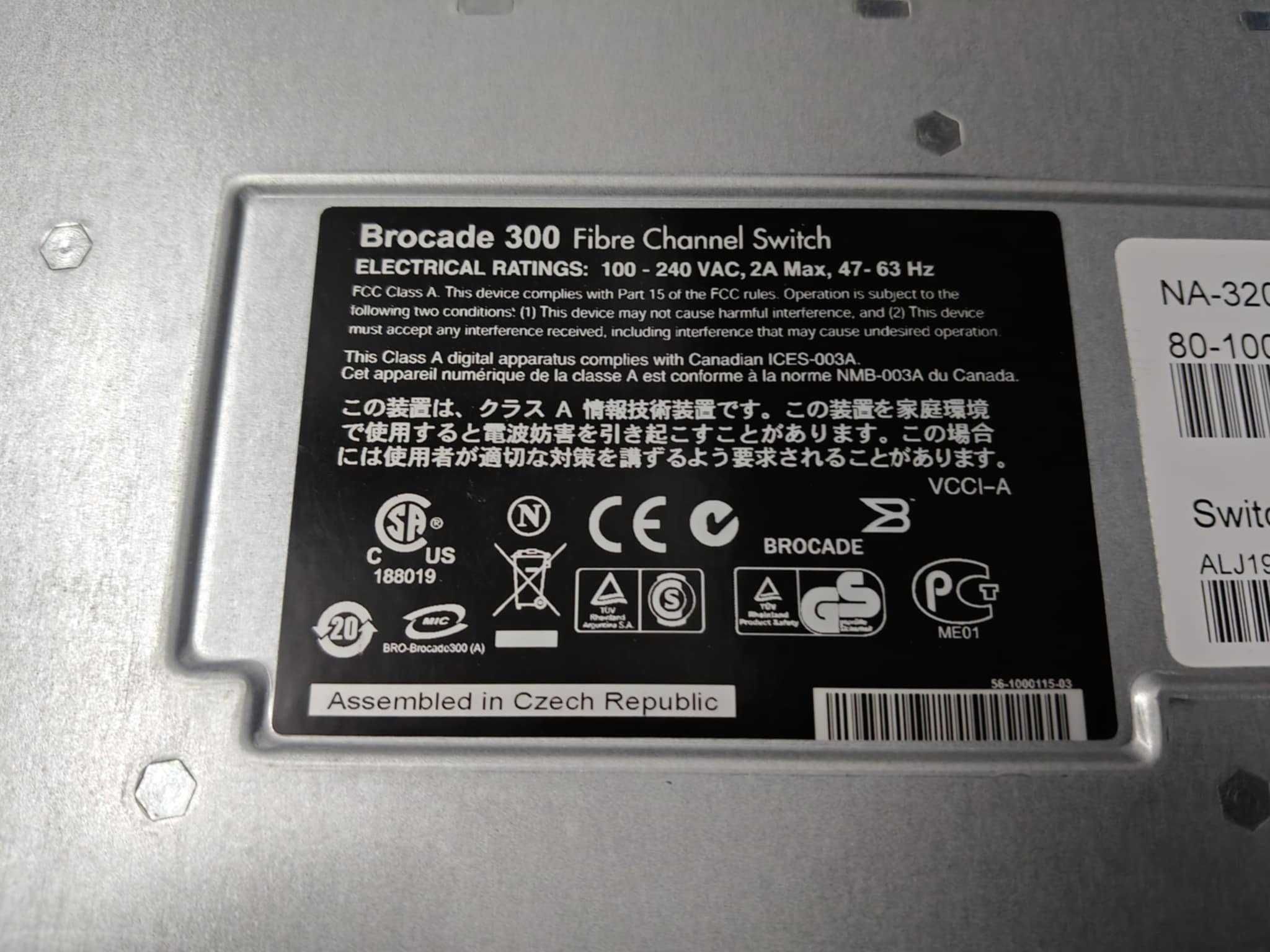 Switch Brocade 300 8gbit 16/16 SAN Fibre Channel SAN FVAT
