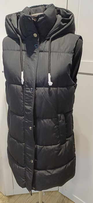 Kamizelka, bezrękawnik pikowany Reserved XS-S długi. NOWY z metką