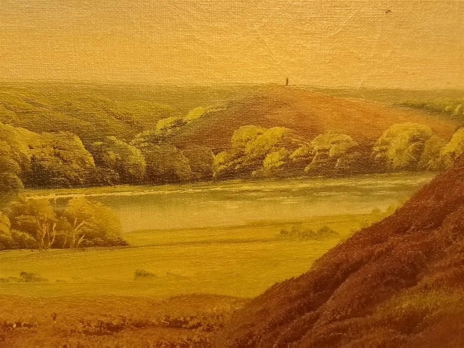 Stary obraz na płótnie