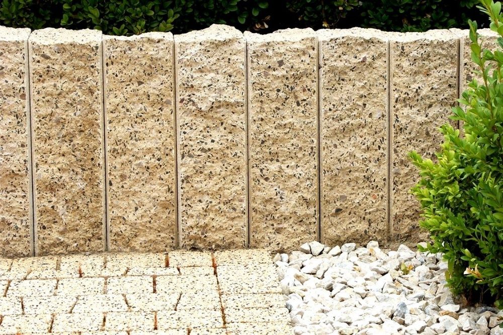 PALISADA Łupana 40 cm obrzeże betonowe Ogród Promocja