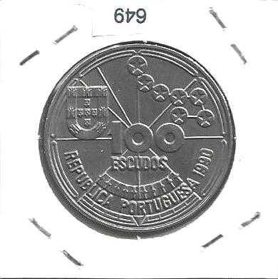 Atlântico - Navegação Astronómica - - - 100$00 - 1989 - - - - - Moeda