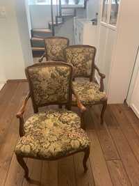 3 unikatowe krzesła