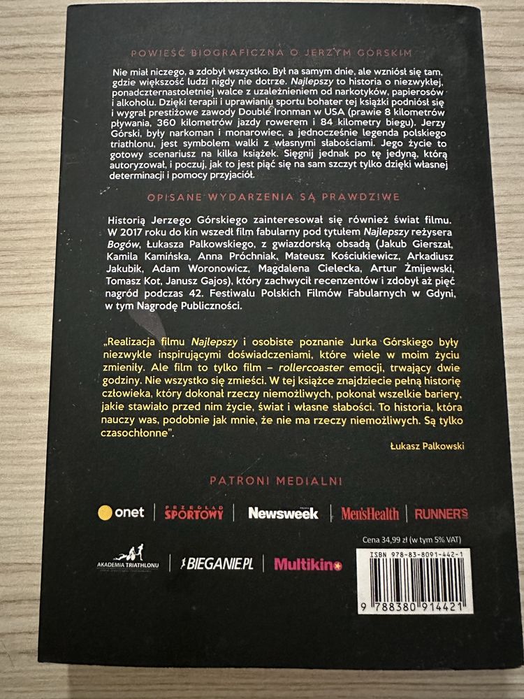 Książka pt”Najlepszy”Łukasz Grass