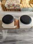 Colunas de som 50w Vintage para carro
