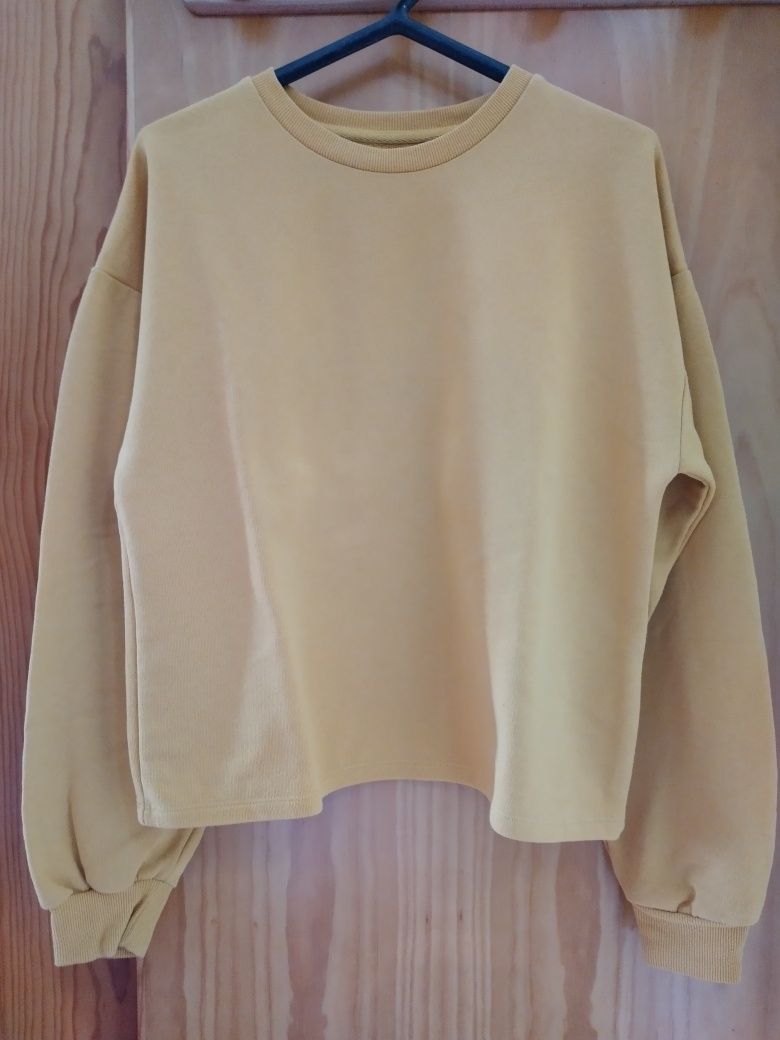 Sweatshirt amarelo torrado, tamanho S