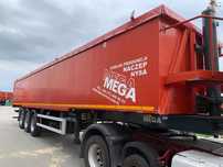 Напівпричіп самоскид Mega, intrax, 56м3, 2009 р, 6.8 т, алюмінієвий