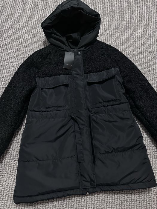 Курточка жіноча нова комбінація з овчиною розмір L