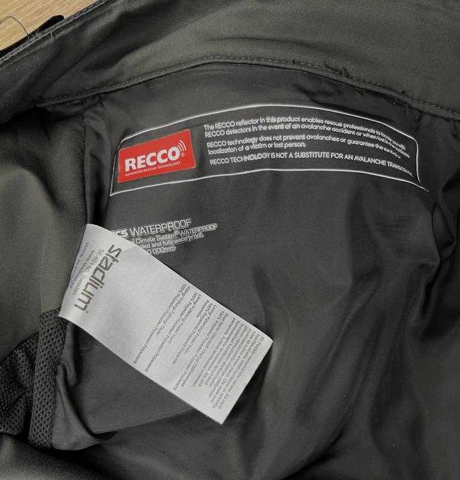 Лижні штани Everest Recco зимові чоловічі утеплені чорні трекінгові