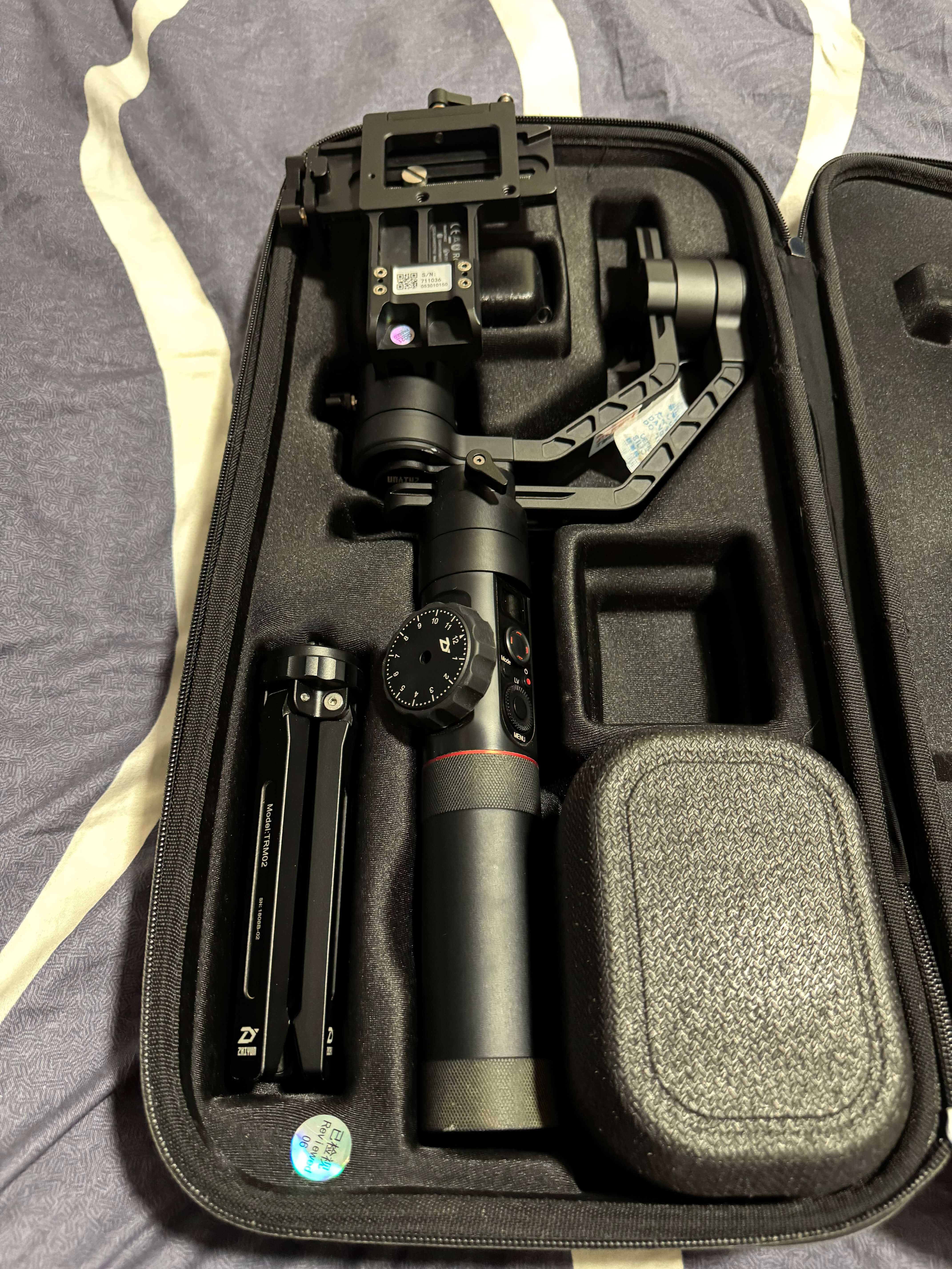 Zhiyun crane 2 + follow focus + uchwyt dwuręczny
