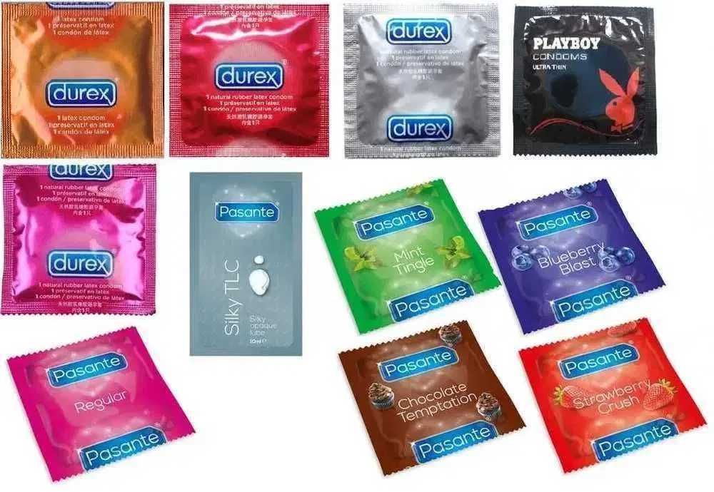 Durex Pasante Unimil Flavours ORGAZMAX prezerwatywy 100 szt duży mix