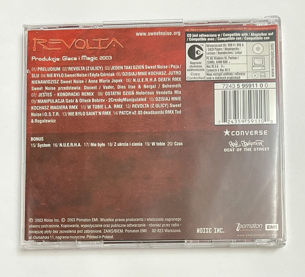 Sweet Noise Revolta + bonus cd 2003
