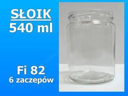 Słoiki 540ml Słoik 540ml Słoiki 540 ml Słoik 540 ml (R) PROSTY - MIÓD