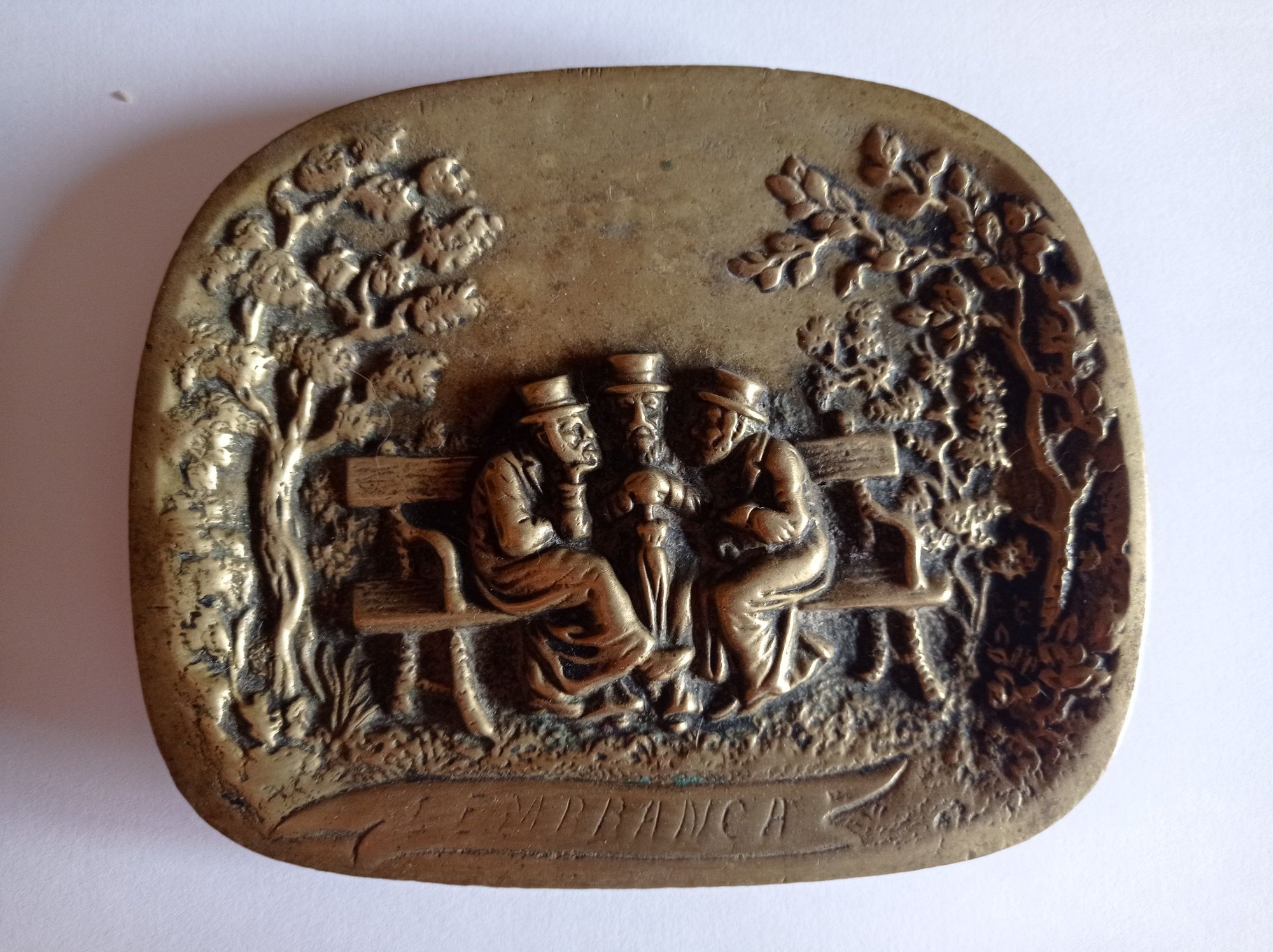 Guarda-jóias em bronze - Relíquia Histórica