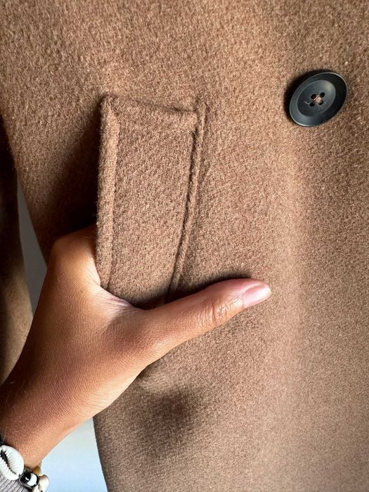 Sobretudo comprido mulher casaco longo bershka camel