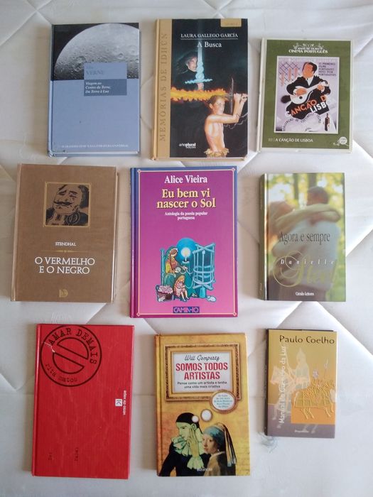 Vários (10) livros para venda, valores na descrição