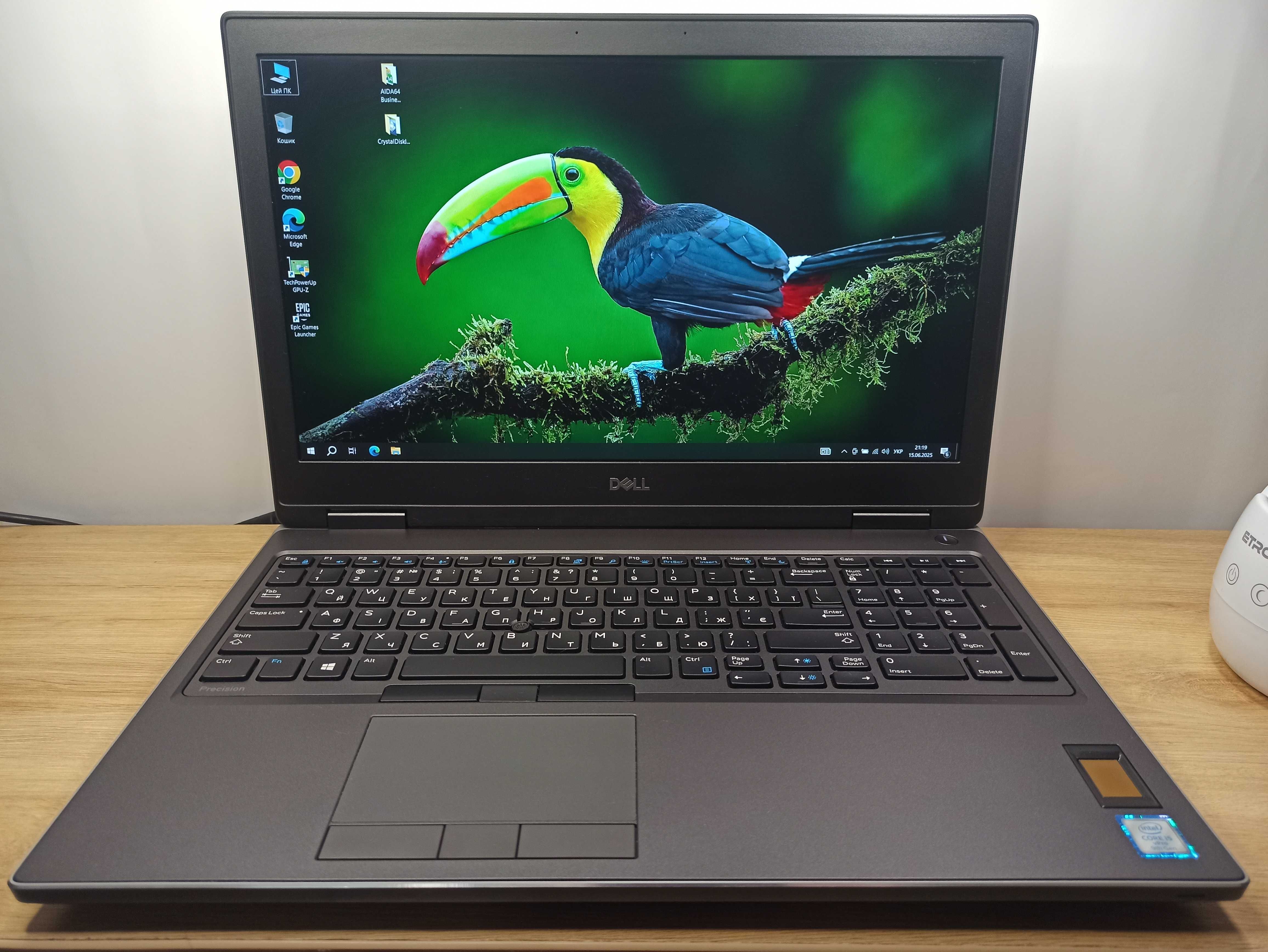 Ігровий нотубук Dell 7540 IPS/i5 4ядра/32gb/nvme 512Gb/T2000 4gb