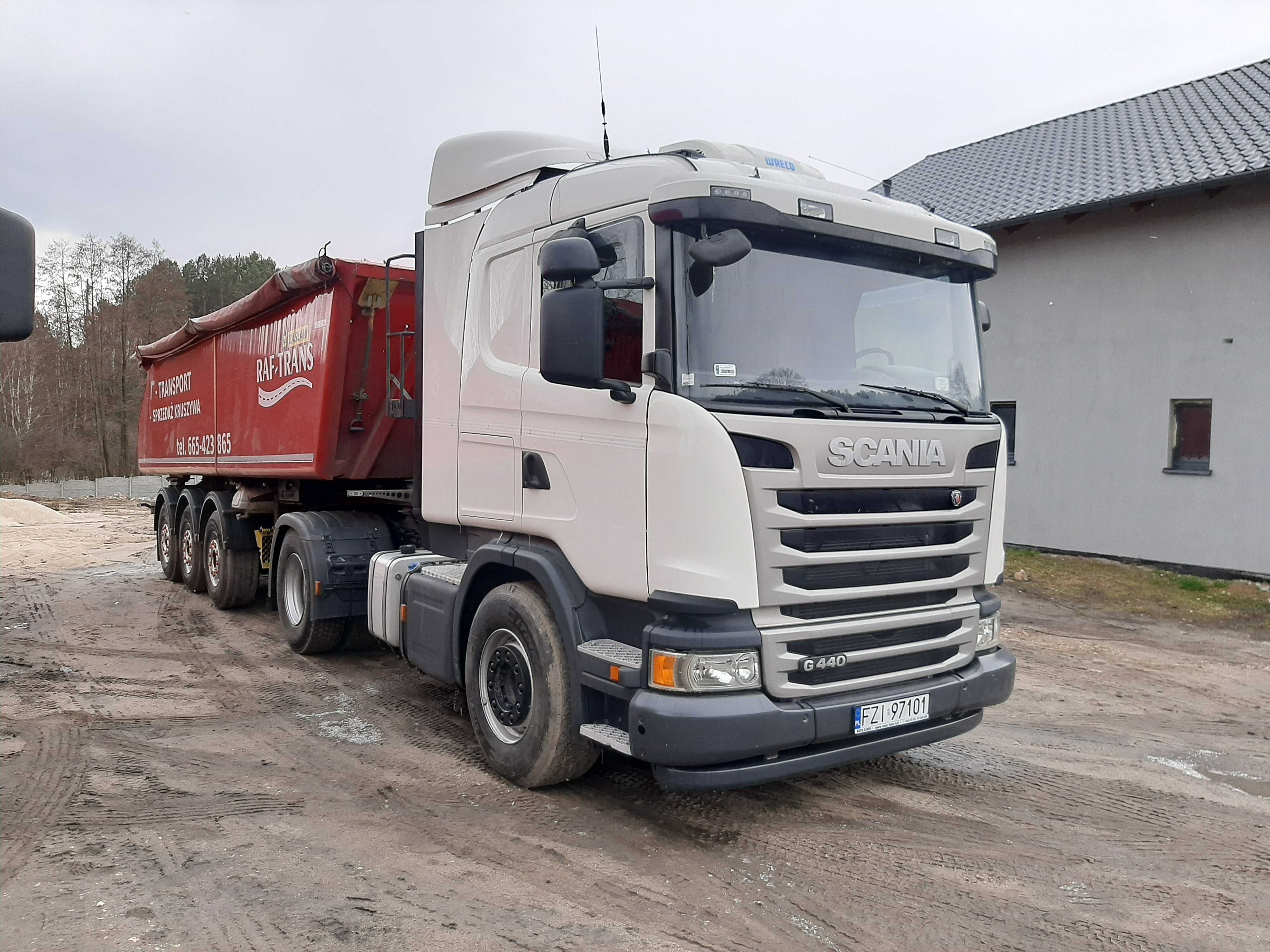 Usługi transportowe Bazalty Tłuczeń Kruszywa wywrotka