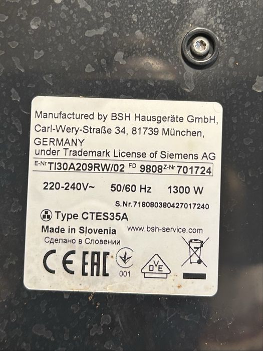 Siemens eq3 S100 elektronika płyta główna