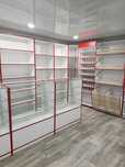 Вітрина, прилавок, каса, стелаж для продуктового магазину. В НАЯВНОСТІ