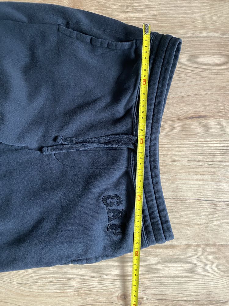 Spodnie męskie dresy dresowe czarne gap s