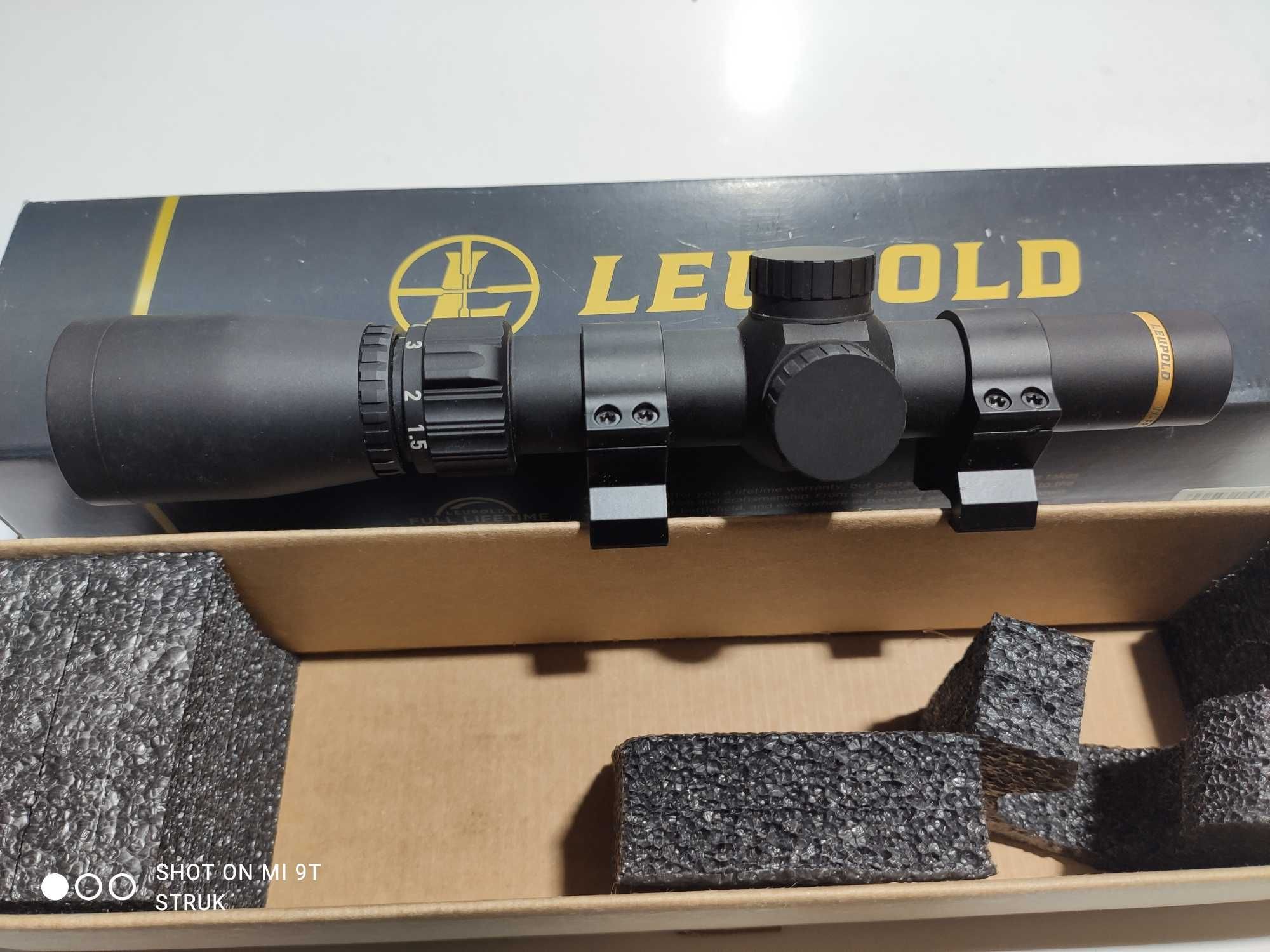 Приціл оптичний LEUPOLD VX-Freedom 1.5-4x20 сітка Pig-Plex + Кільця