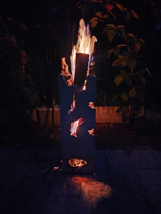 Palenisko ogrodowe z betonu