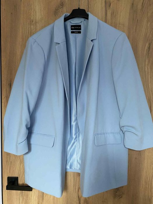 Marynarka żakiet żakiecik c&a błekitna 48 tanio