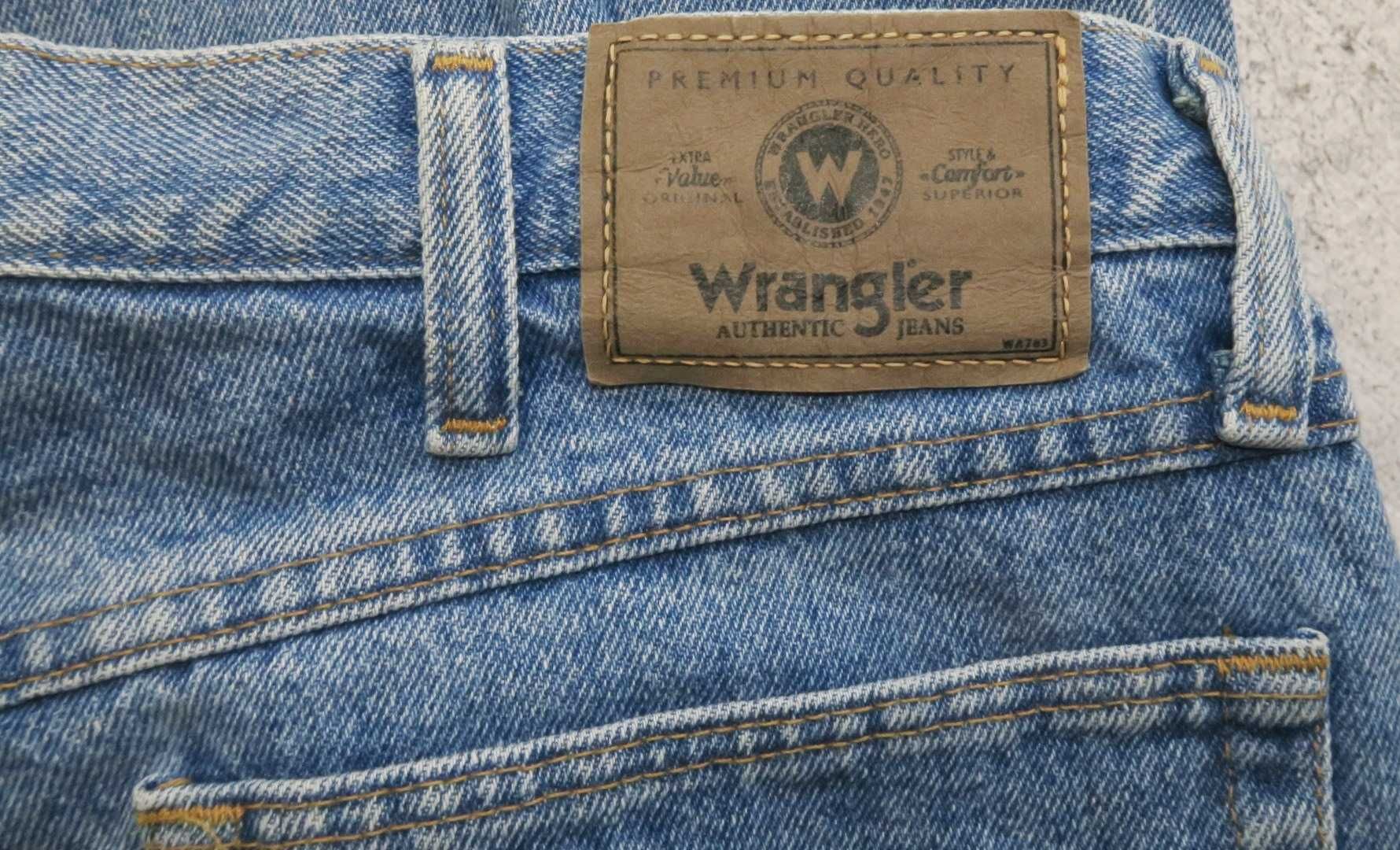 Wrangler spodnie jeansowe 36/32